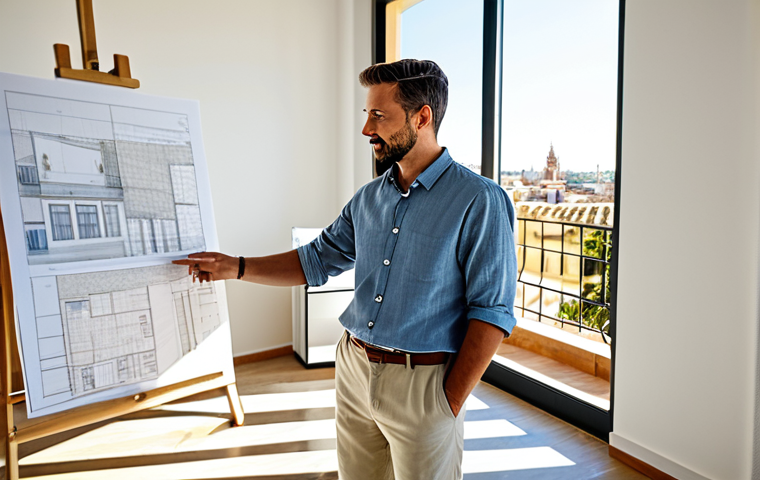 크루원이 빠르게 태스크를 완수하는 방법 - "A diverse team of professionals collaborating in a brightly lit co-working space in Barcelona, Spai...