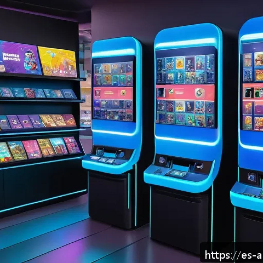 어몽어스 아바타 상품 구매처 - A vibrant digital marketplace scene showcasing a diverse collection of Among Us avatars displayed on...